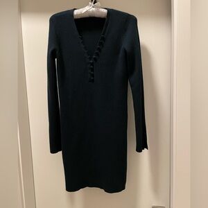 Club Monaco Navy Knit Sweater Dress